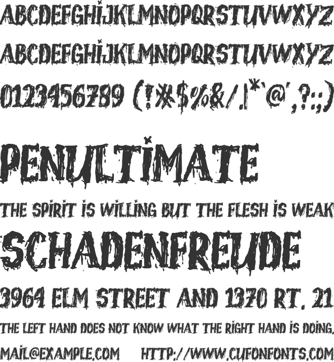 Tumbal Cinta font preview