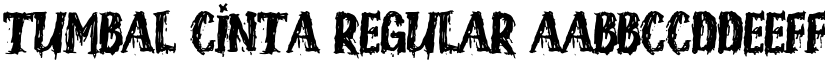 Tumbal Cinta Regular font