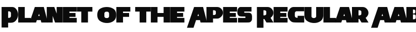 Planet of the Apes font download
