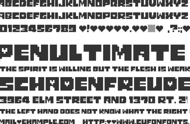 Monster Friend Back font preview