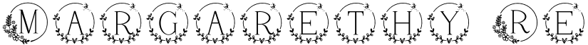 Margarethy Regular font