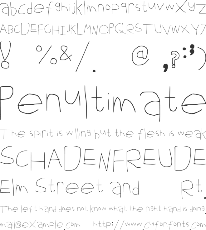 Ms Paint Times Roman font preview