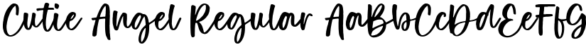 Cutie Angel Regular font