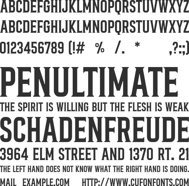 Valley Personal Use font preview