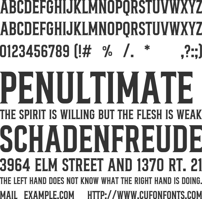 Valley Personal Use font preview