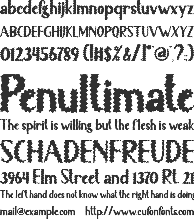 Ghost Festival font preview