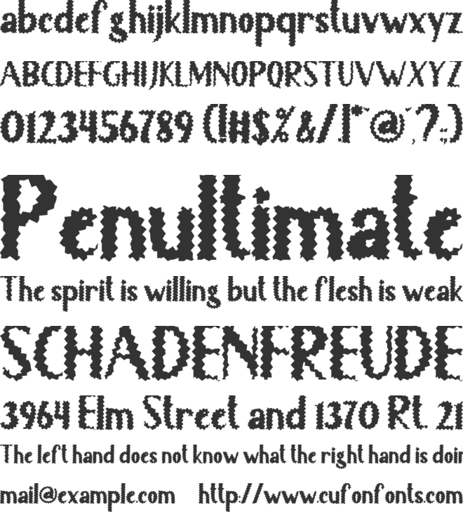 Ghost Festival font preview