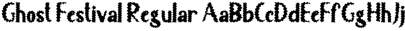Ghost Festival Regular font