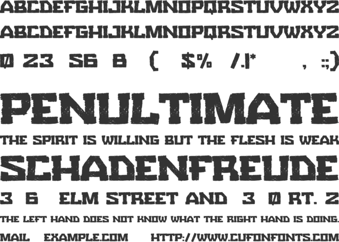 Ambivert font preview