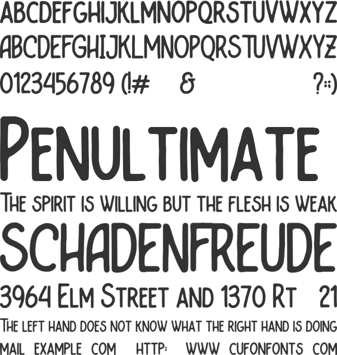 Santiago font preview