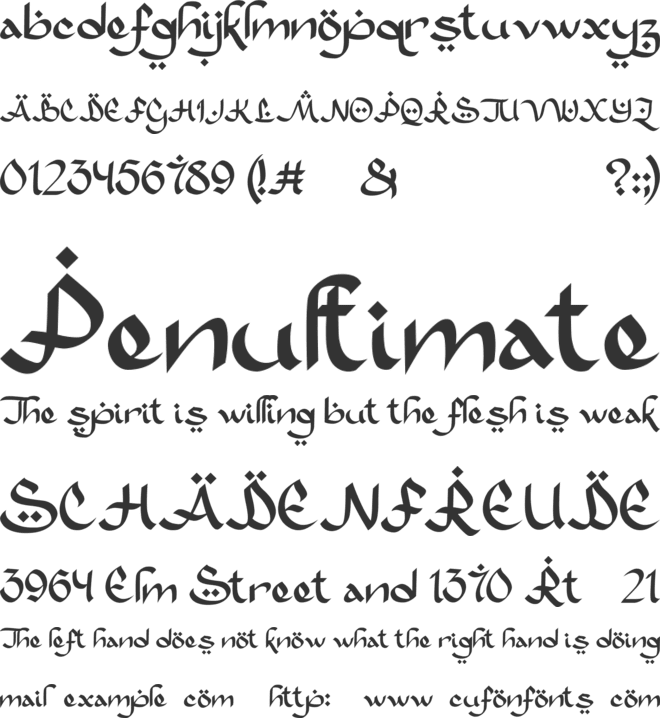 Massyabhan font preview