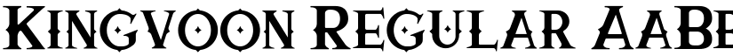 Kingvoon Regular font
