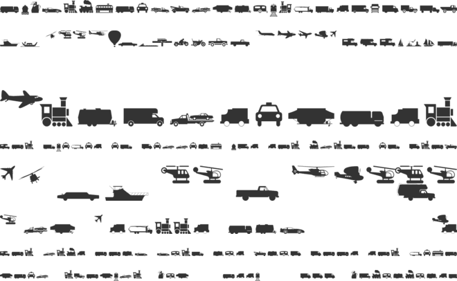 Traffic font preview