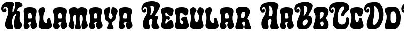 Kalamaya Regular font