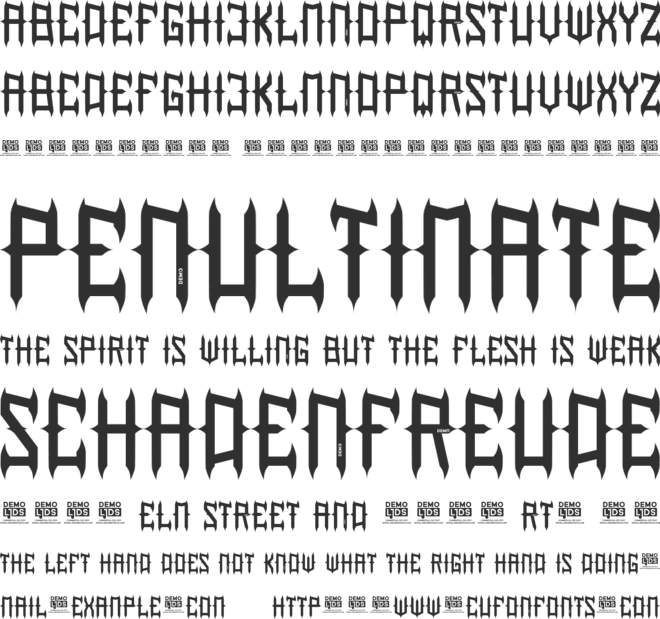 Ludovicus font preview