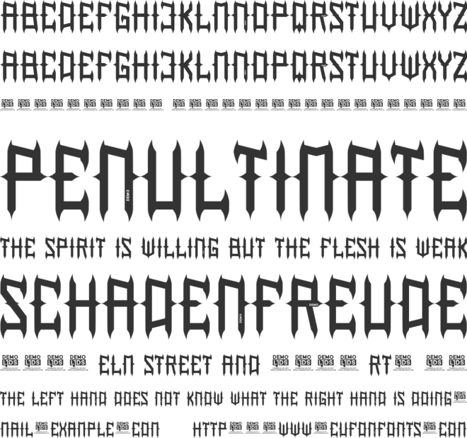 Ludovicus font preview