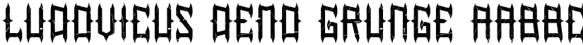 Ludovicus DEMO Grunge font
