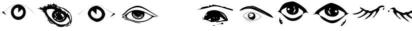 Eyes font