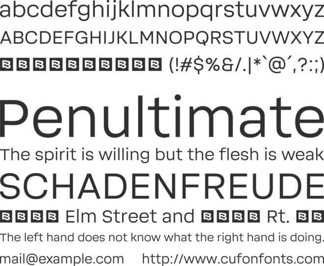 Soliden Trial font preview