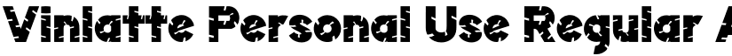 Vinlatte Personal Use font download