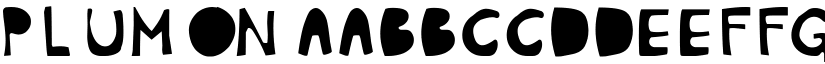 Plumon font download