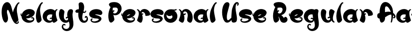 Nelayts Personal Use font download