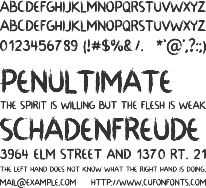 MOUNTIS font preview