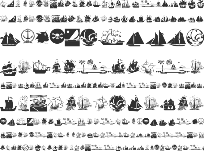 Armada Pirata font preview