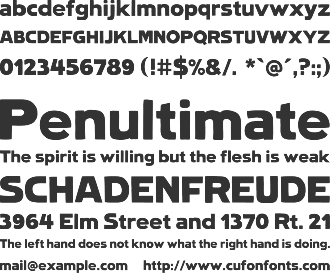 Coop New font preview