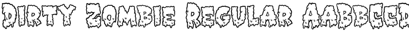 Dirty Zombie font download