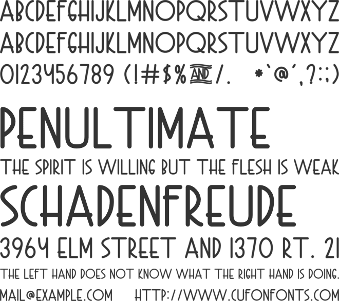 Autumn Celebrate font preview