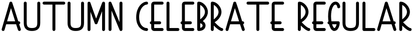 Autumn Celebrate Regular font