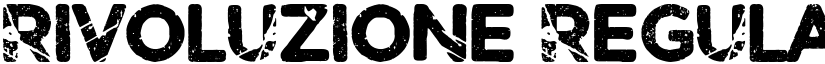 rivoluzione Regular font