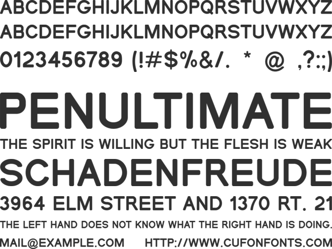 VELLINE font preview