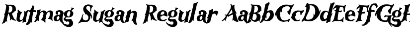 Rutmag Sugan Regular font