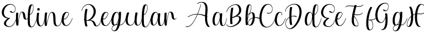 Erline Regular font