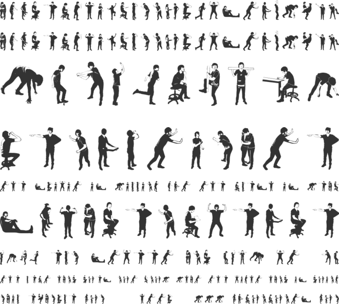 Accion Dingbat Tipografia font preview