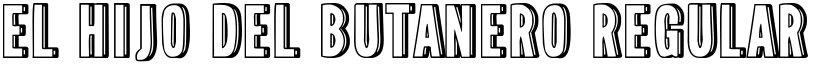 El Hijo del Butanero font download