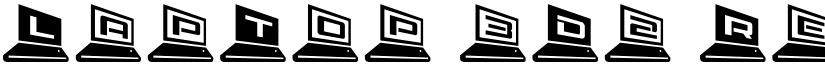 LapTop 3D2 Regular font