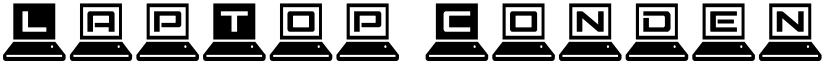 LapTop Condensed Condensed font
