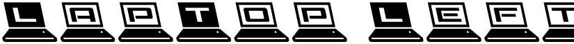 LapTop Leftalic Italic font