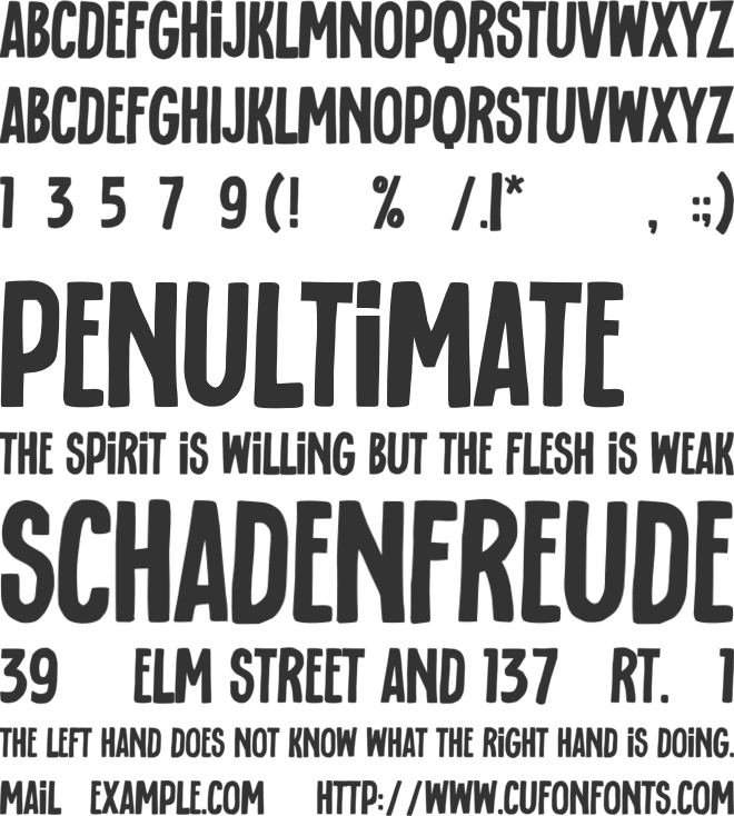 born to ride font preview