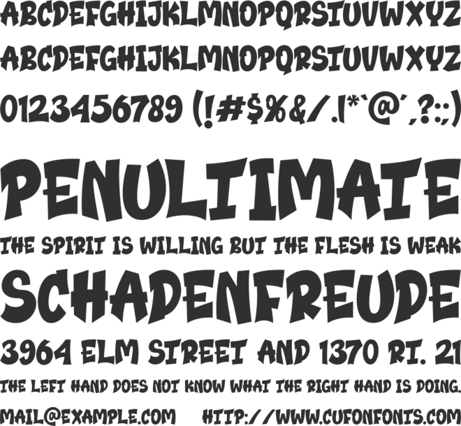 Funky Dream font preview