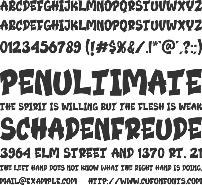 Funky Dream font preview