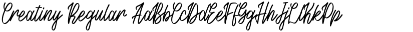Creatiny font download