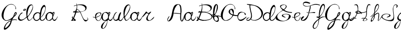 Gilda Regular font