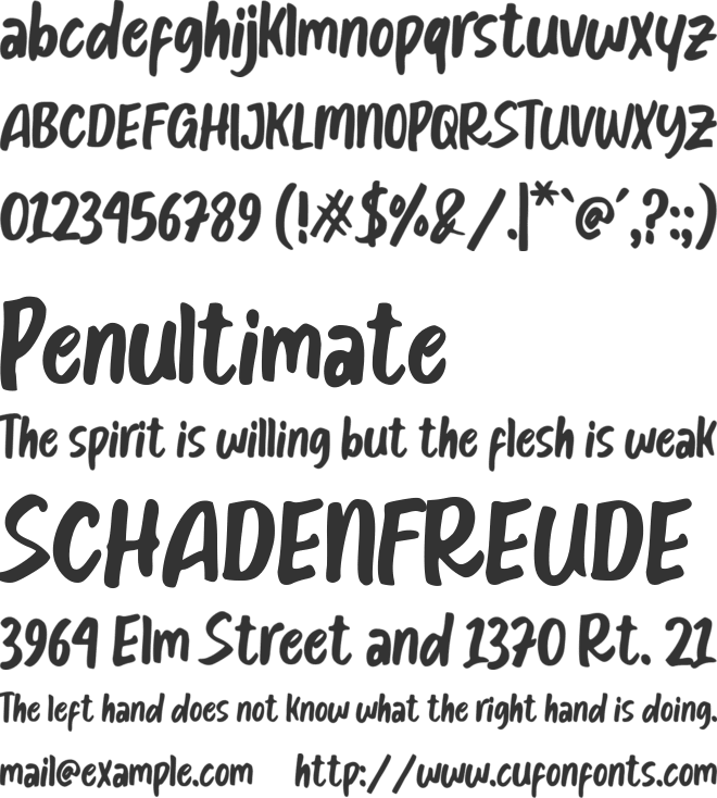 Banyu Adem font preview