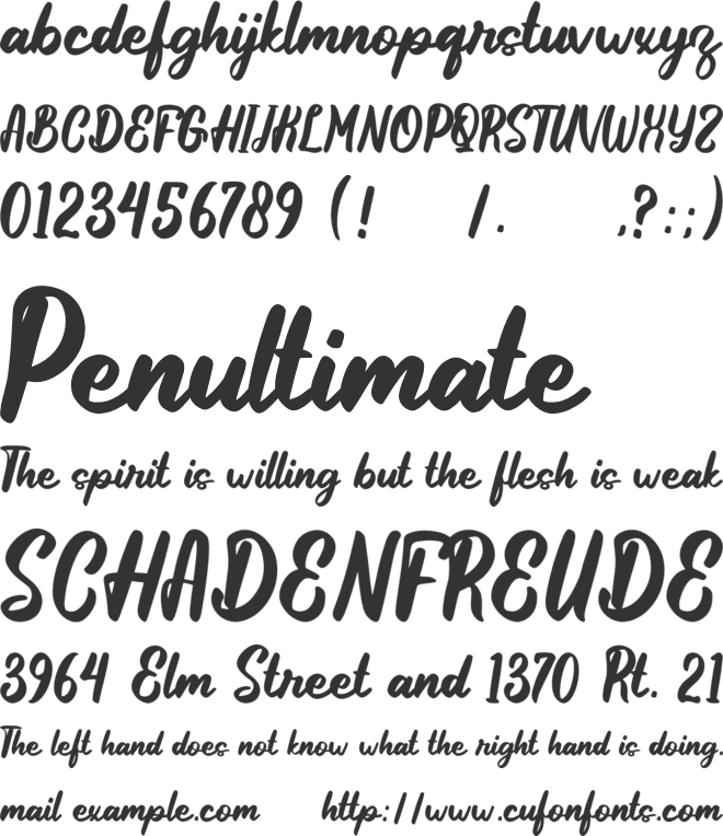 Degaule font preview