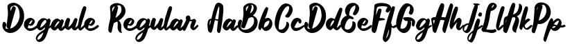 Degaule font download