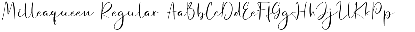 Milleaqueen Regular font
